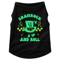Funny St Patricks Day Shamrock and Roll Doggie Tank
