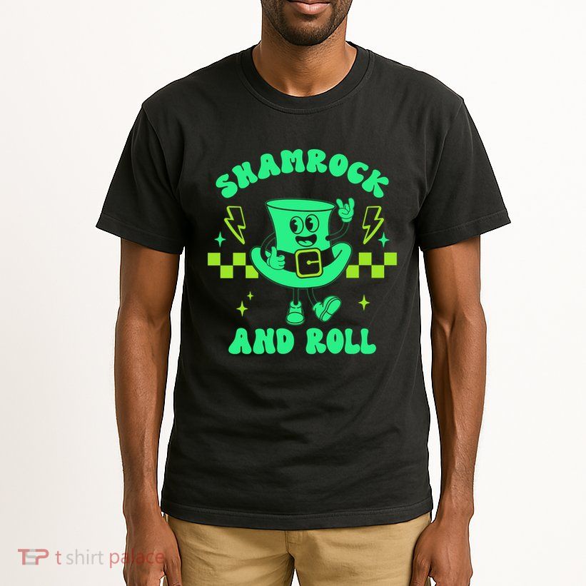 Funny St Patricks Day Shamrock and Roll Tall T-Shirt