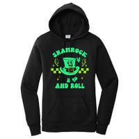 Funny St Patricks Day Shamrock and Roll Women's Pullover Hoodie