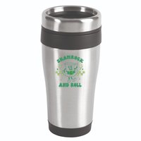Funny St Patricks Day Shamrock and Roll 16oz Travel Tumbler