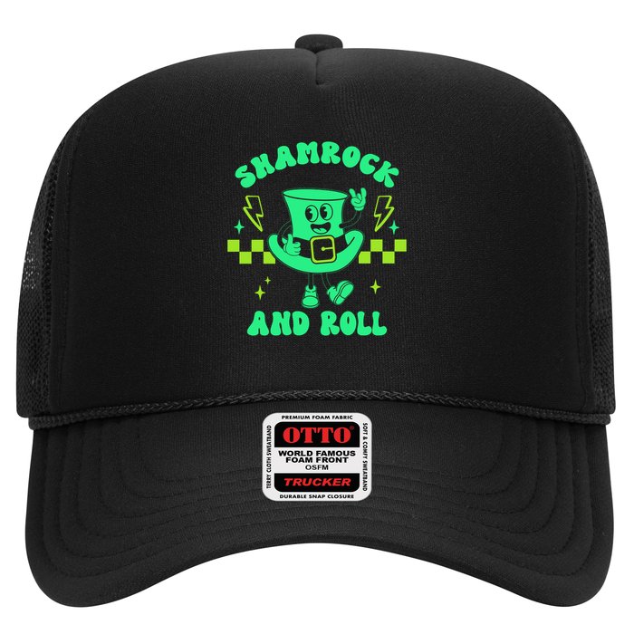Funny St Patricks Day Shamrock and Roll Hat