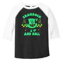 Funny St Patricks Day Shamrock and Roll Toddler Fine Jersey T-Shirt