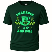 Funny St Patricks Day Shamrock and Roll Performance Shirt
