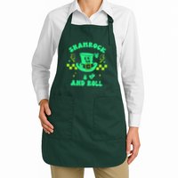 Funny St Patricks Day Shamrock and Roll Apron