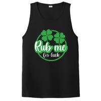 Funny St Patricks Day Rub Me For Luck PosiCharge Competitor Tank