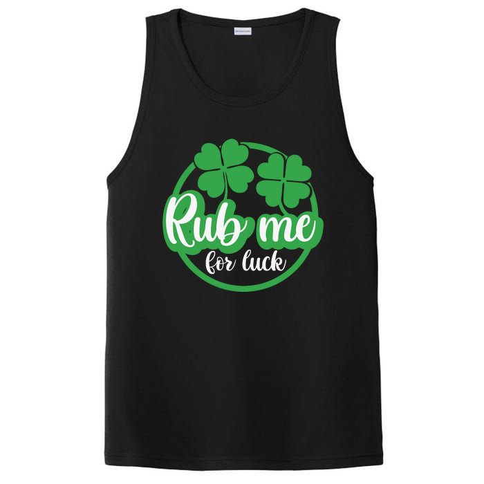 Funny St Patricks Day Rub Me For Luck PosiCharge Competitor Tank