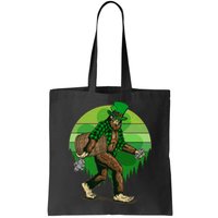 Funny St Patrick's Day Leprechaun Sasquatch With Beer Bag