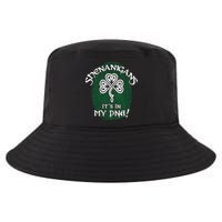 Funny St Patrick's Day Shenanigans It's In My DNA Fingerprint Cool Comfort Performance Bucket Hat