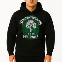 Funny St Patrick's Day Shenanigans It's In My DNA Fingerprint Hoodie