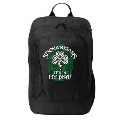 Funny St Patrick's Day Shenanigans It's In My DNA Fingerprint City Backpack