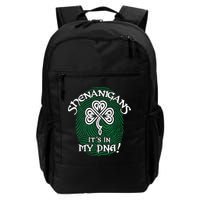 Funny St Patrick's Day Shenanigans It's In My DNA Fingerprint Backpack
