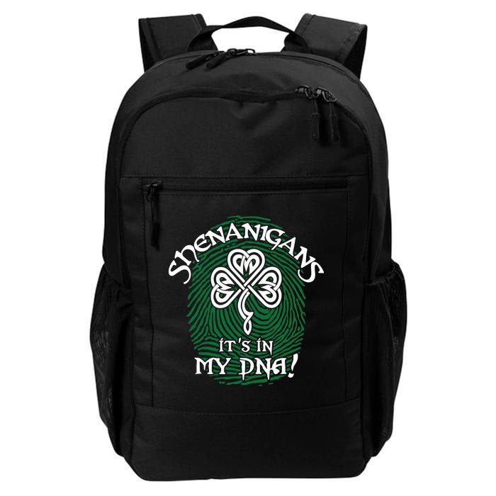 Funny St Patrick's Day Shenanigans It's In My DNA Fingerprint Backpack