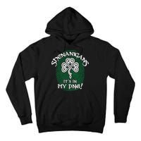 Funny St Patrick's Day Shenanigans It's In My DNA Fingerprint Tall Hoodie
