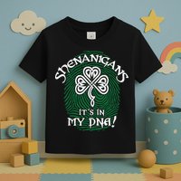 Funny St Patrick's Day Shenanigans It's In My DNA Fingerprint Toddler T-Shirt