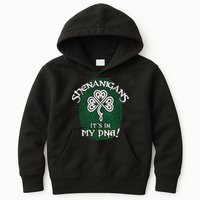 Funny St Patrick's Day Shenanigans It's In My DNA Fingerprint Kids Hoodie