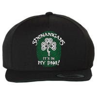 Funny St Patrick's Day Shenanigans It's In My DNA Fingerprint Wool Snapback Cap