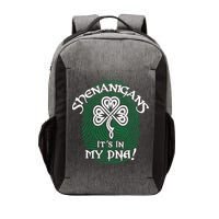 Funny St Patrick's Day Shenanigans It's In My DNA Fingerprint Vector Backpack