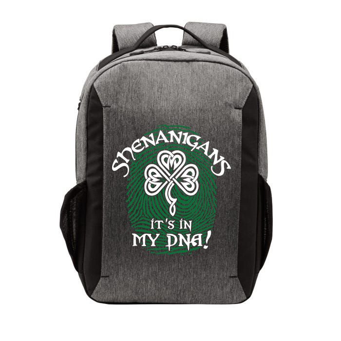 Funny St Patrick's Day Shenanigans It's In My DNA Fingerprint Vector Backpack