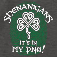 Funny St Patrick's Day Shenanigans It's In My DNA Fingerprint Vector Backpack
