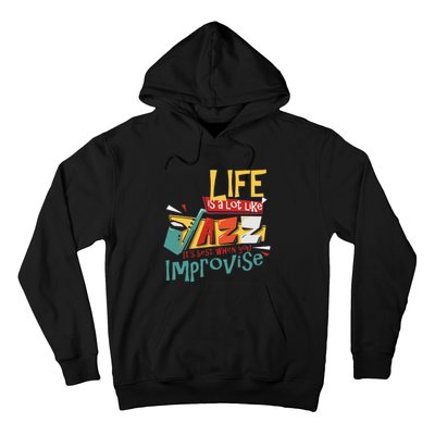 Funny Sax Player Gifts Jazz Music Saxophone Hoodie