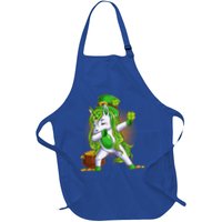 Funny St Patricks Dabbing Leprechaun Unicorn Apron