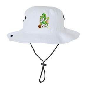 Funny St Patricks Dabbing Leprechaun Unicorn Legacy Cool Fit Booney Bucket Hat