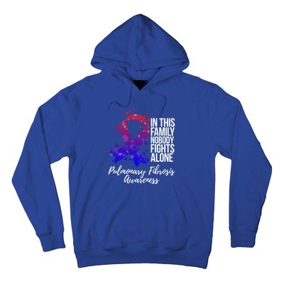 Family Support Pulmonary Fibrosis Awareness Gift Hoodie