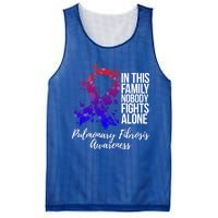 Family Support Pulmonary Fibrosis Awareness Gift Mesh Reversible Basketball Jersey Tank