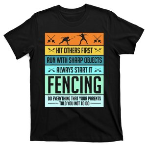 Fencing Sport Pun T-Shirt