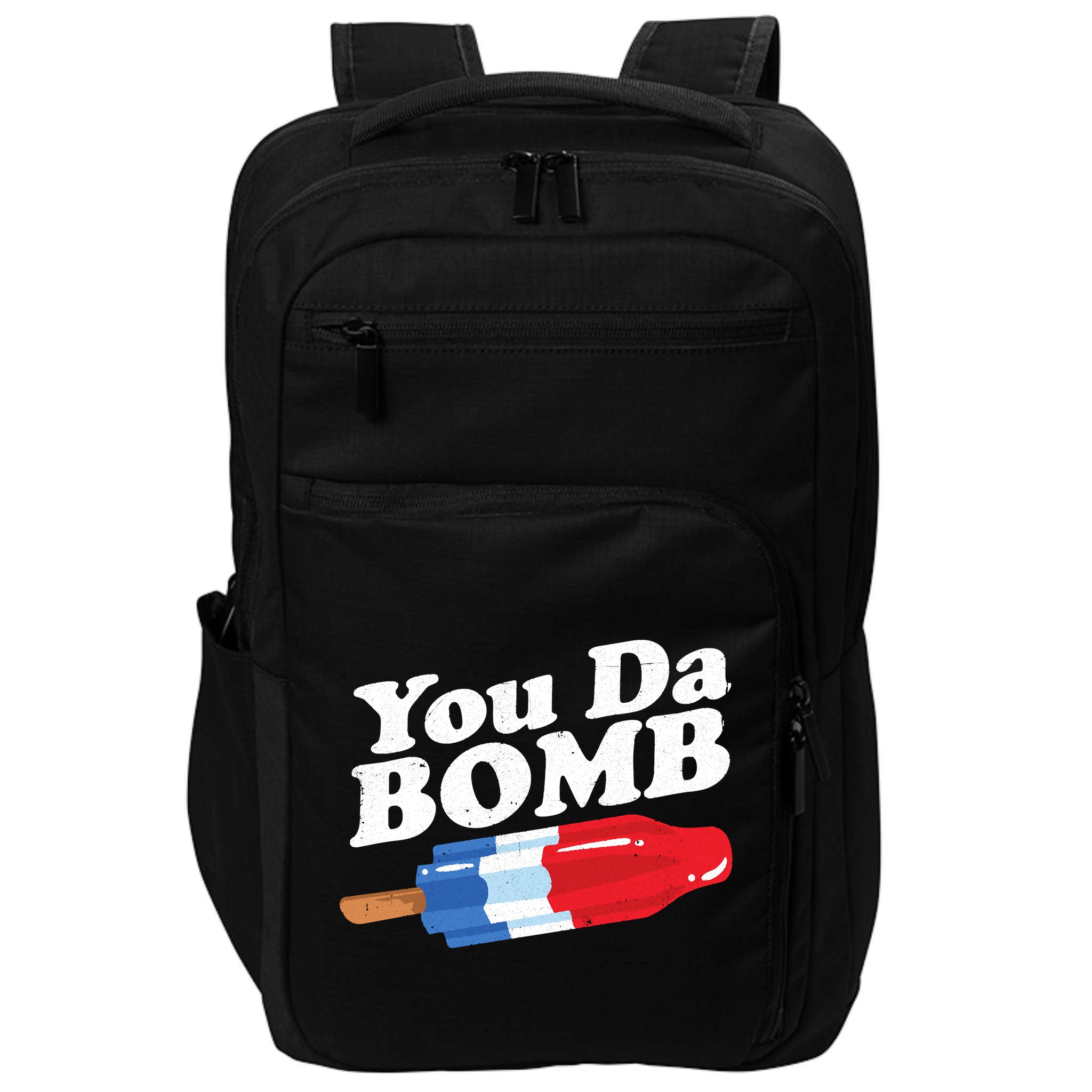 Funny Summer Popsicle Pop Retro You Da Bomb 80's Gift Impact Tech Backpack