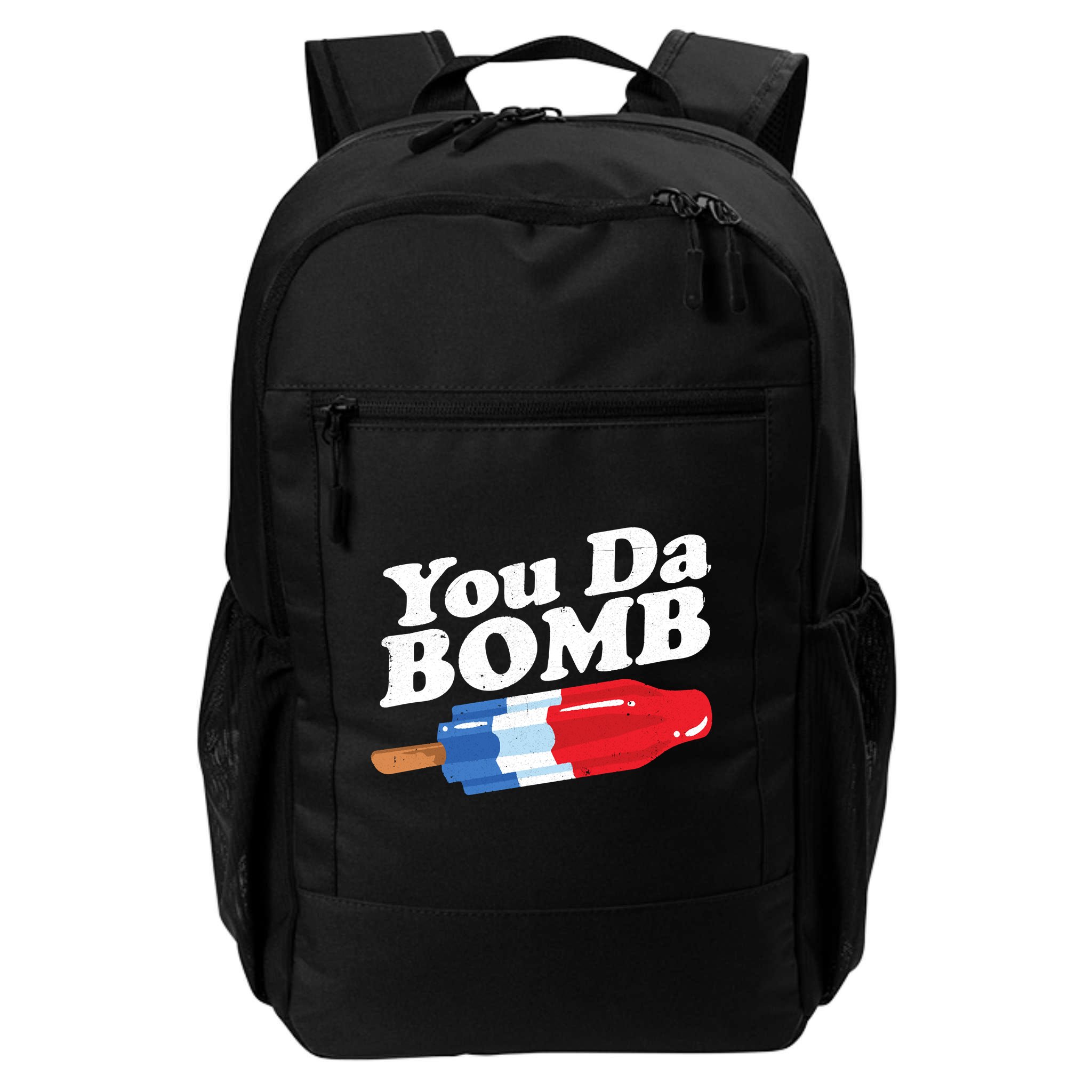 Funny Summer Popsicle Pop Retro You Da Bomb 80's Gift Backpack