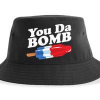 Funny Summer Popsicle Pop Retro You Da Bomb 80's Gift Sustainable Bucket Hat