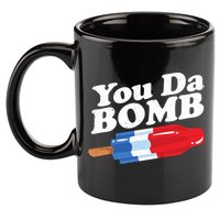 Funny Summer Popsicle Pop Retro You Da Bomb 80's Gift 11oz C Handle Ceramic Mug