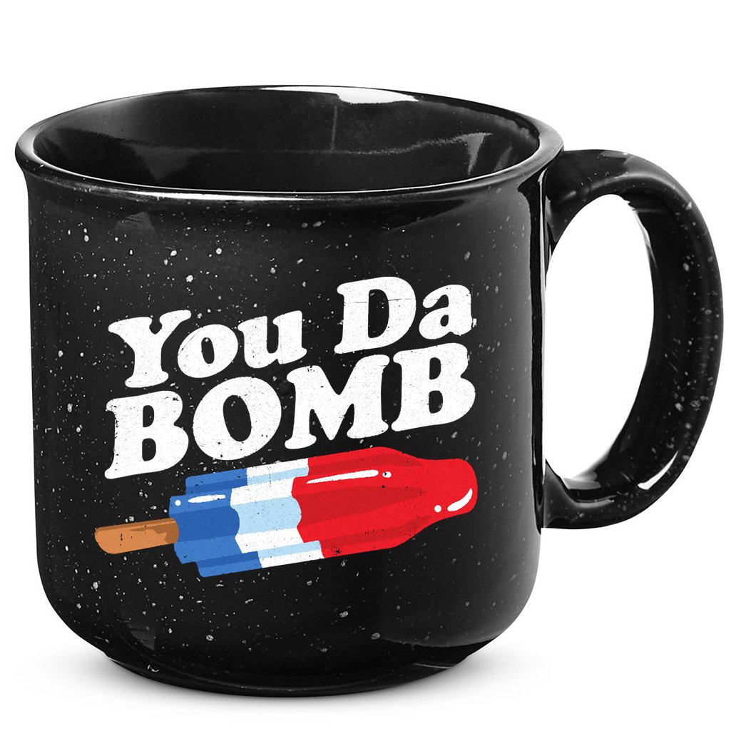 Funny Summer Popsicle Pop Retro You Da Bomb 80's Gift 15oz Campfire Ceramic Mug