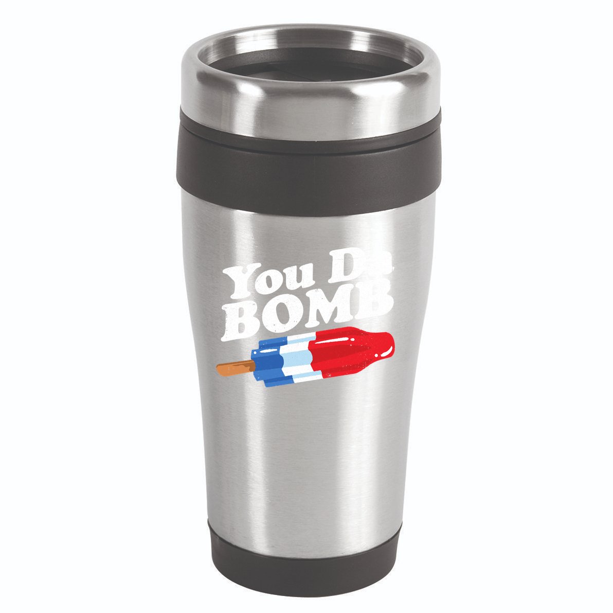 Funny Summer Popsicle Pop Retro You Da Bomb 80's Gift 16oz Travel Tumbler