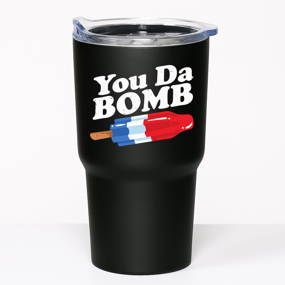 Funny Summer Popsicle Pop Retro You Da Bomb 80's Gift Tumbler