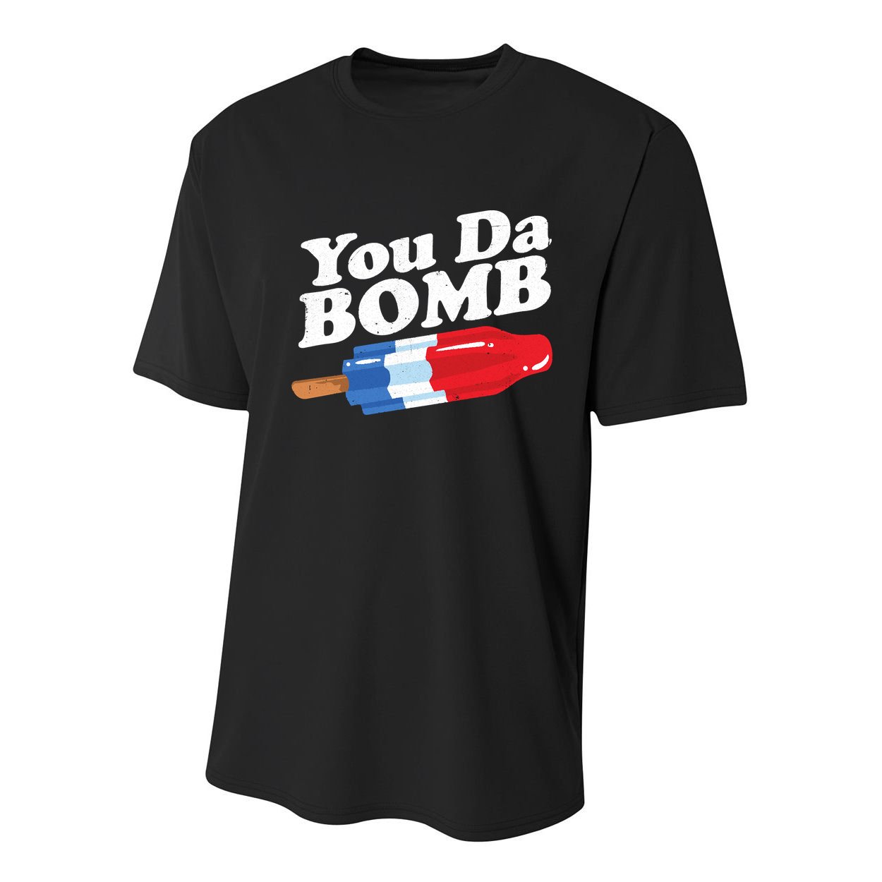 Funny Summer Popsicle Pop Retro You Da Bomb 80's Gift Youth Performance Sprint T-Shirt