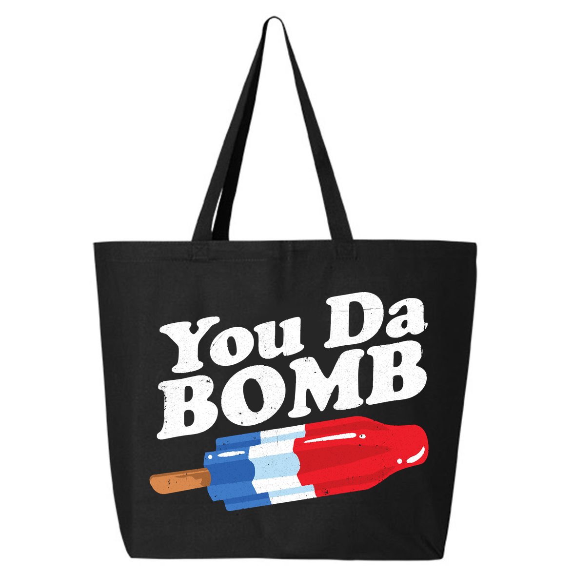 Funny Summer Popsicle Pop Retro You Da Bomb 80's Gift 25L Jumbo Tote
