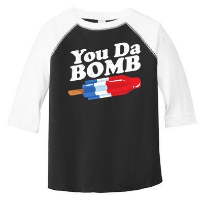 Funny Summer Popsicle Pop Retro You Da Bomb 80's Gift Toddler Fine Jersey T-Shirt