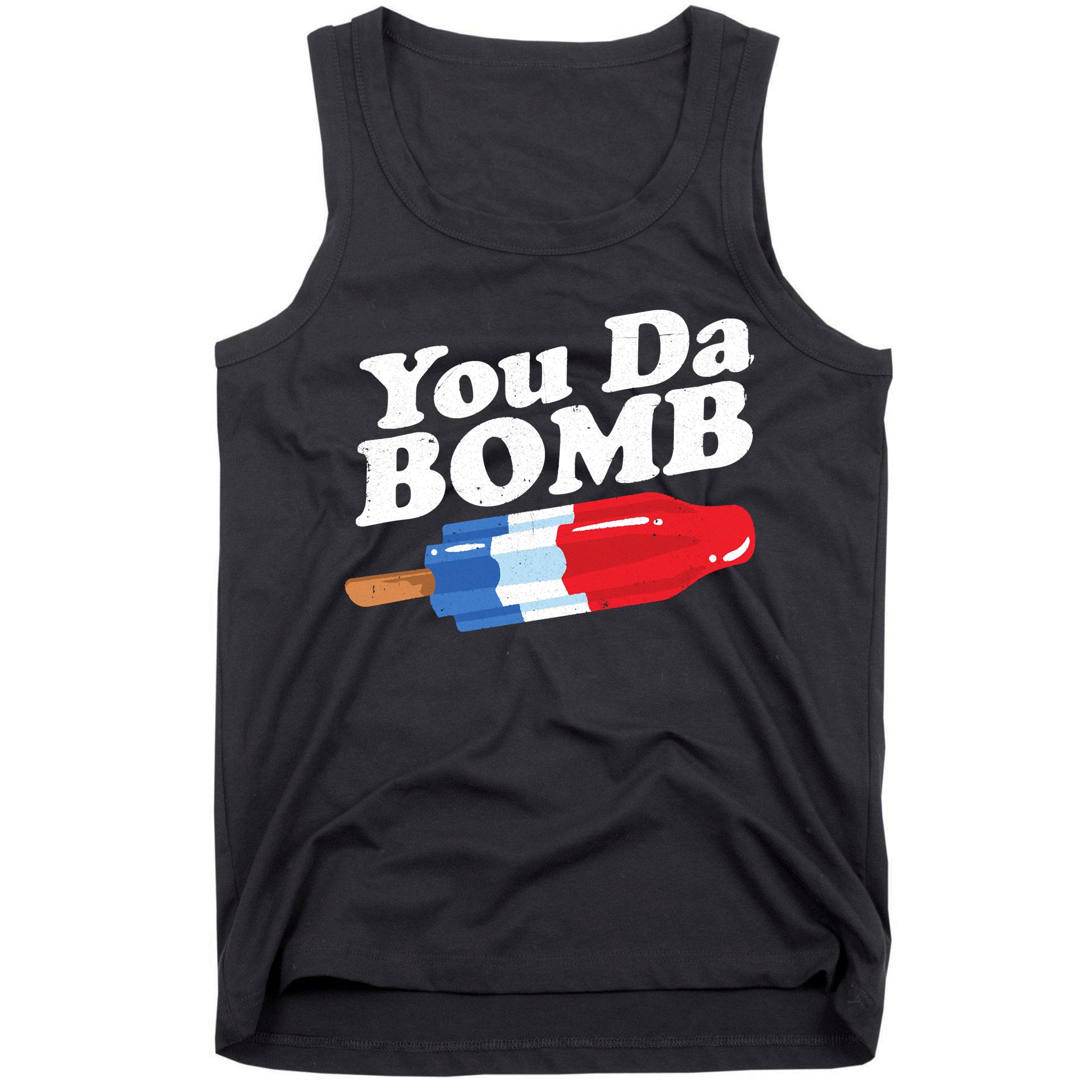 Funny Summer Popsicle Pop Retro You Da Bomb 80's Gift Tank Top