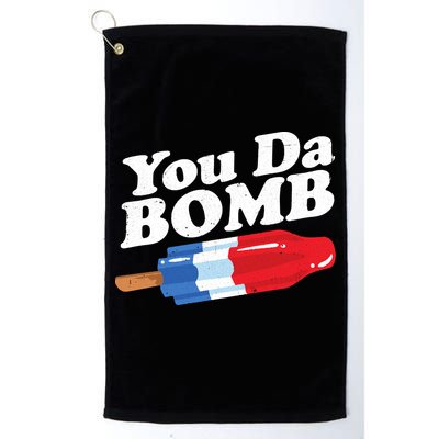Funny Summer Popsicle Pop Retro You Da Bomb 80's Gift Golf Towel