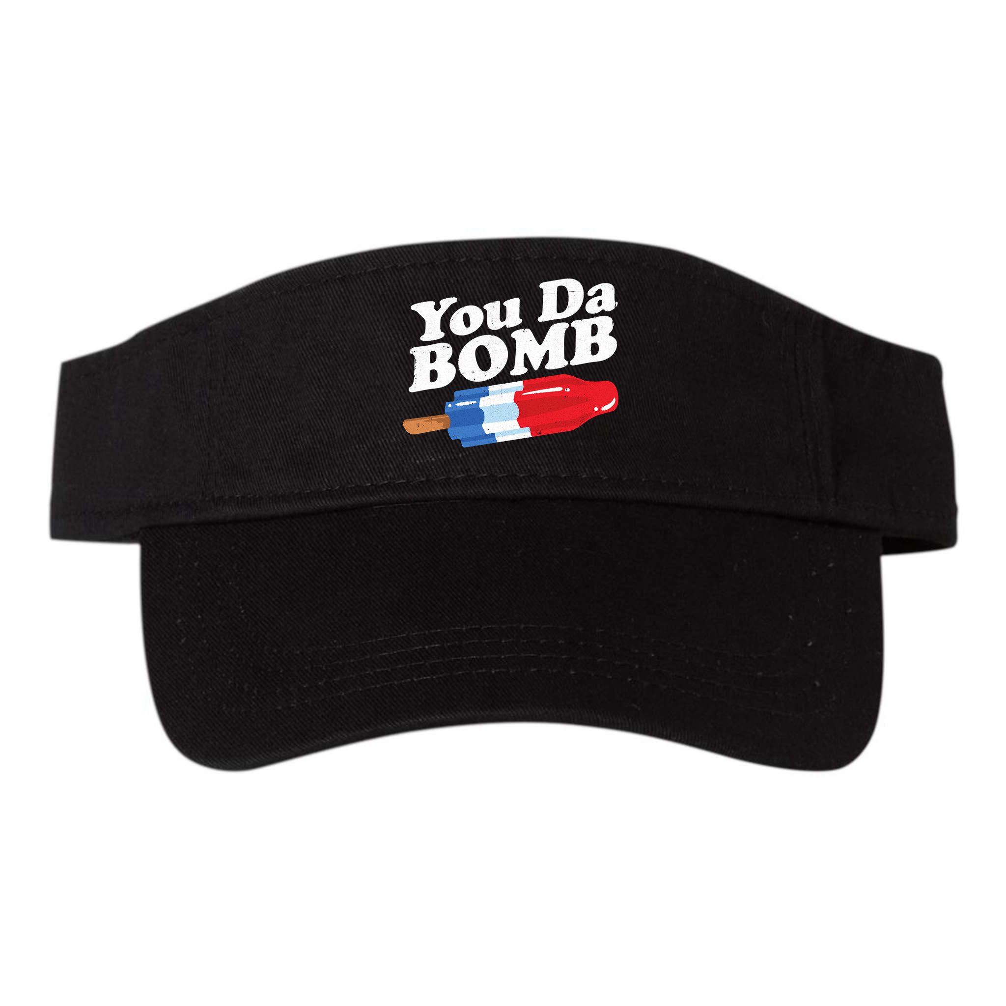 Funny Summer Popsicle Pop Retro You Da Bomb 80's Gift Visor