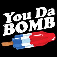 Funny Summer Popsicle Pop Retro You Da Bomb 80's Gift Visor