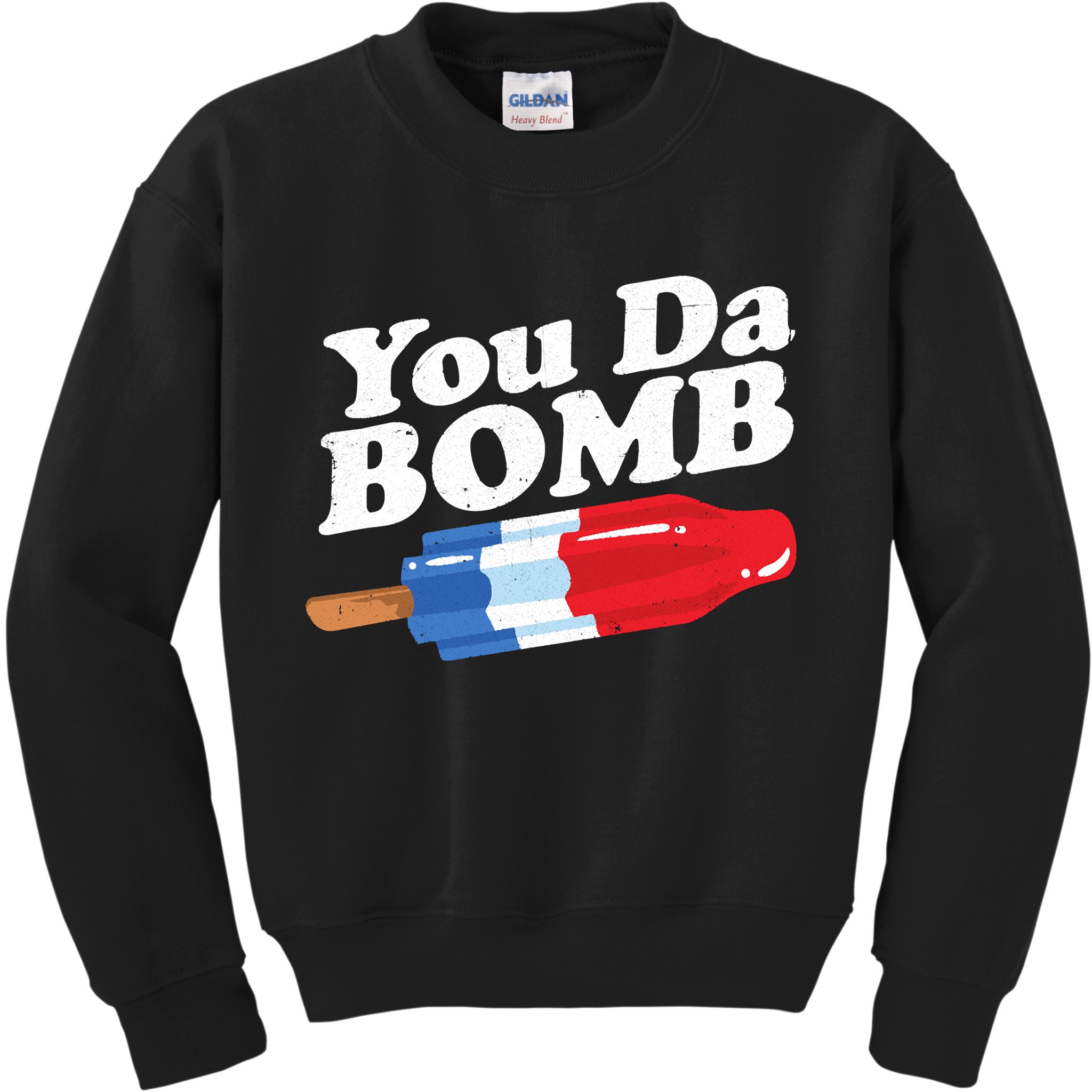 Funny Summer Popsicle Pop Retro You Da Bomb 80's Gift Kids Sweatshirt