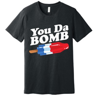 Funny Summer Popsicle Pop Retro You Da Bomb 80's Gift Premium T-Shirt