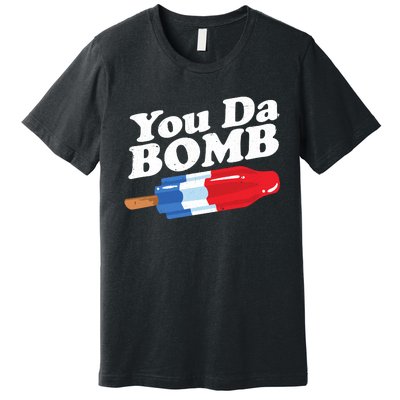 Funny Summer Popsicle Pop Retro You Da Bomb 80's Gift Premium T-Shirt