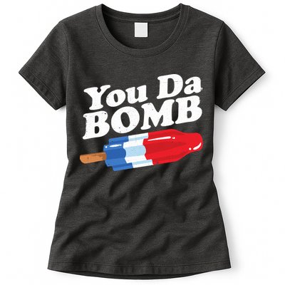 Funny Summer Popsicle Pop Retro You Da Bomb 80's Gift Womens T-Shirt