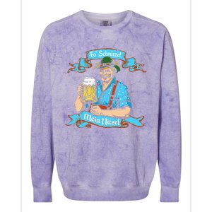 Fo Snitzel Prost German Oktoberfest Colorblast Crewneck Sweatshirt