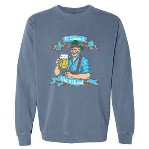 Fo Snitzel Prost German Oktoberfest Garment-Dyed Sweatshirt