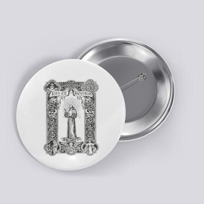 Franciscan Spirituality Pax Et Bonum St Francis Of Assisi Button